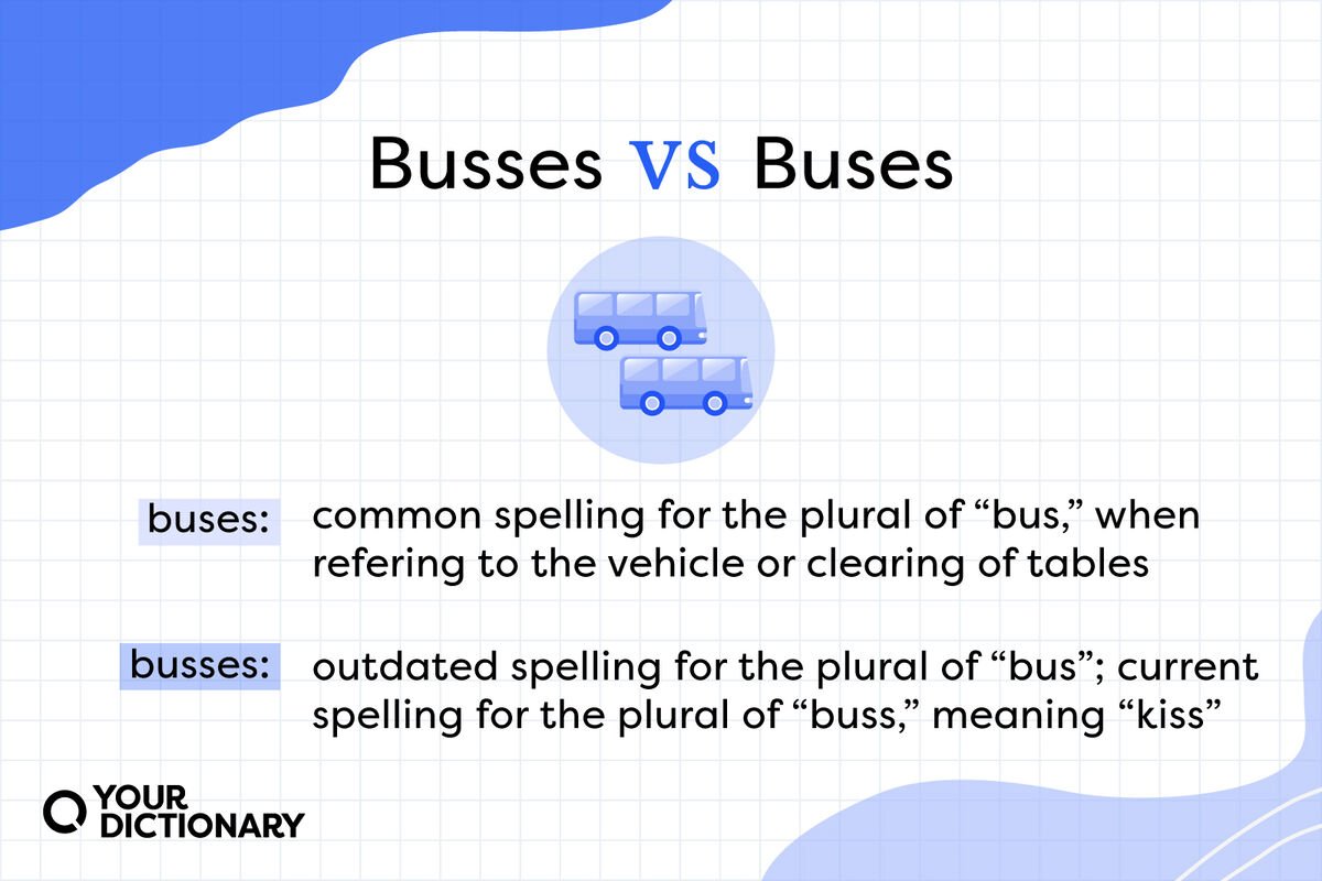 What Is The Plural Of Bus: A Comprehensive Guide